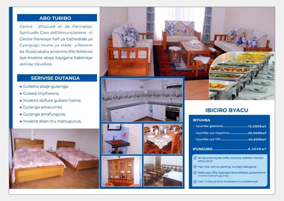 לינה וארוחת בוקר Centre D'Accueil Casa Dell'Annunciazione Rusizi- Kamembe- Cyangugu -Rwanda מראה חיצוני תמונה
